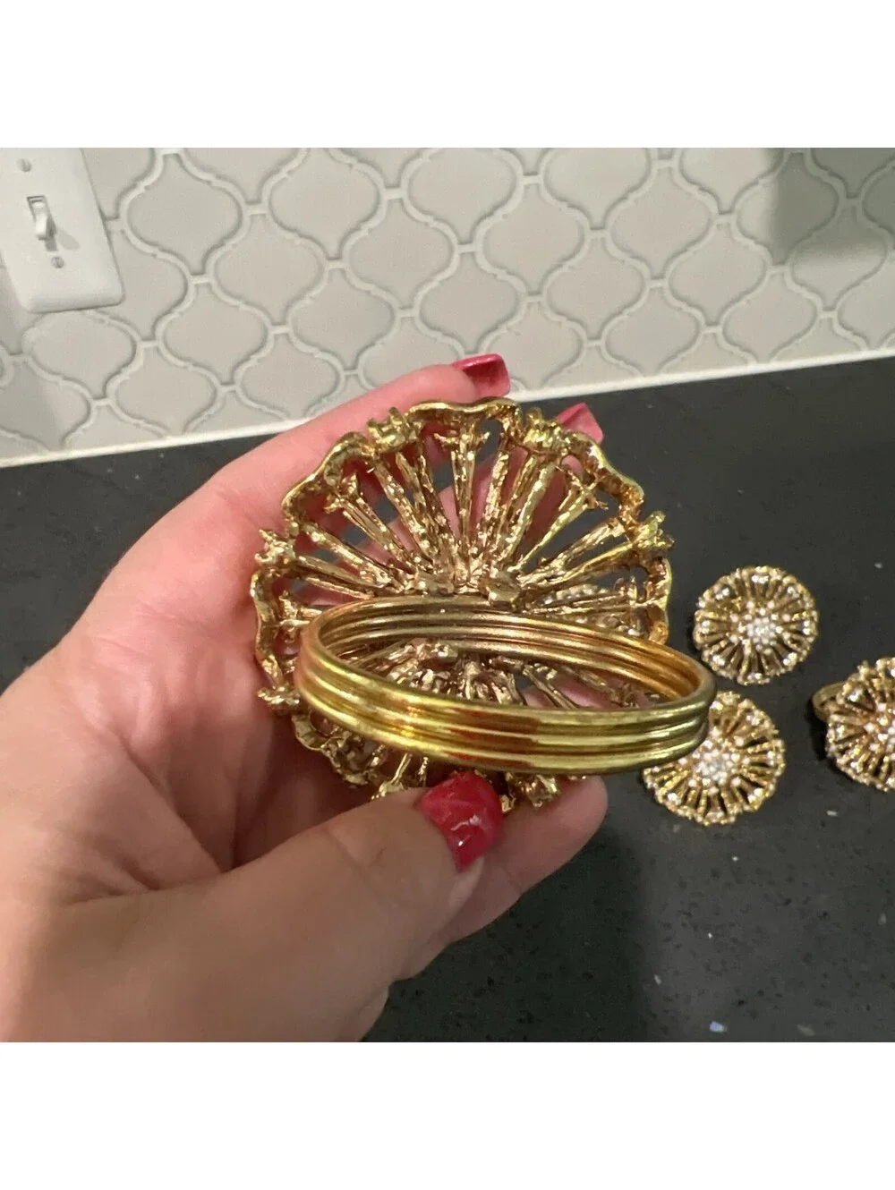 N/A set rhinestone